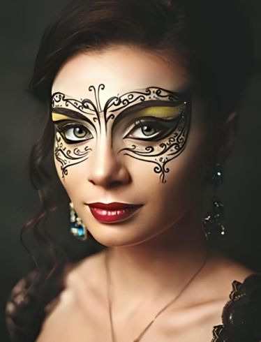 SIMREE masquerade MAKEUP